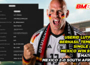 USERID LUTF**** berhasil tembus Single Bet Mexico Win 90JT